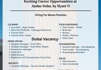 Andaz Doha Jobs | Andaz Doha Vacancies | Job Openings at Andaz Doha | Dubai Vacancy